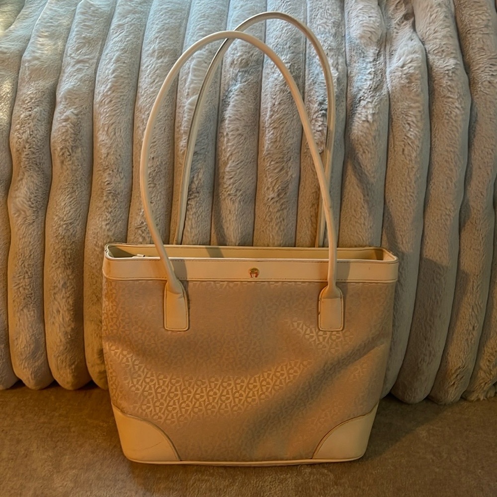 Etienne Aigner Cream Tote Bag - Picture 12 of 12